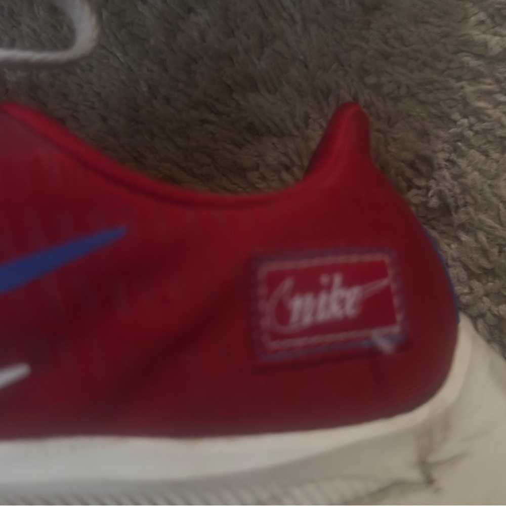 Men’s used Nike Air Zoom Pegasus 37 premium shoes size 11.5 red sail blue Pre ow - Picture 7 of 9